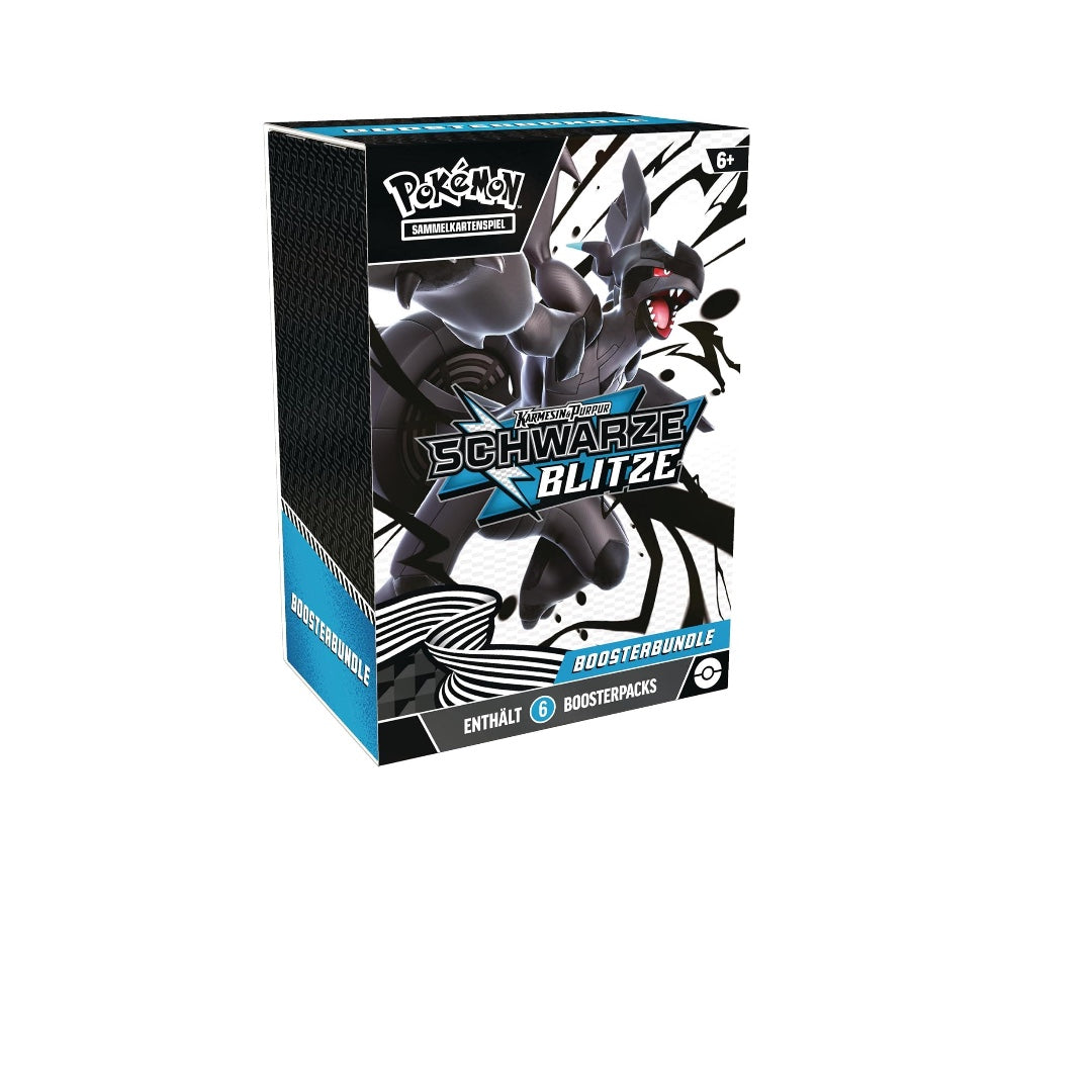 Pokémon TCG Karmesin & Purpur – Schwarze Blitze Booster Bundle (6 Booster Packs) – Deutsch