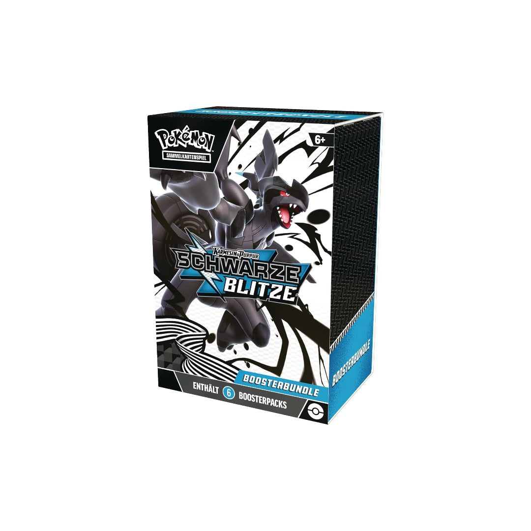 Pokémon TCG Karmesin & Purpur – Schwarze Blitze Booster Bundle (6 Booster Packs) – Deutsch