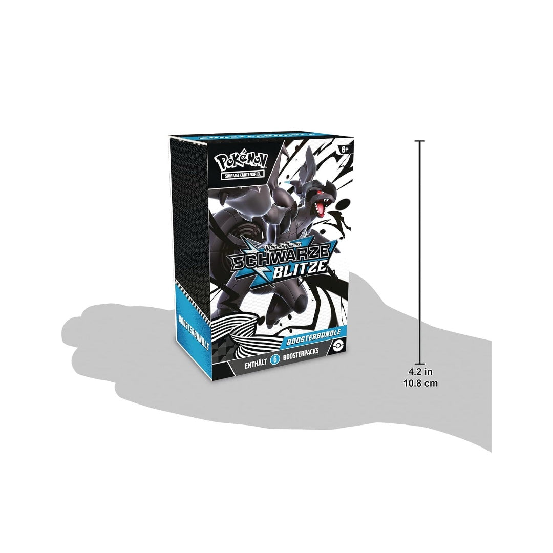 Pokémon TCG Karmesin & Purpur – Schwarze Blitze Booster Bundle (6 Booster Packs) – Deutsch