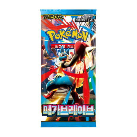Pokémon TCG – Mega Brave M1L Booster Pack - Koreanisch)