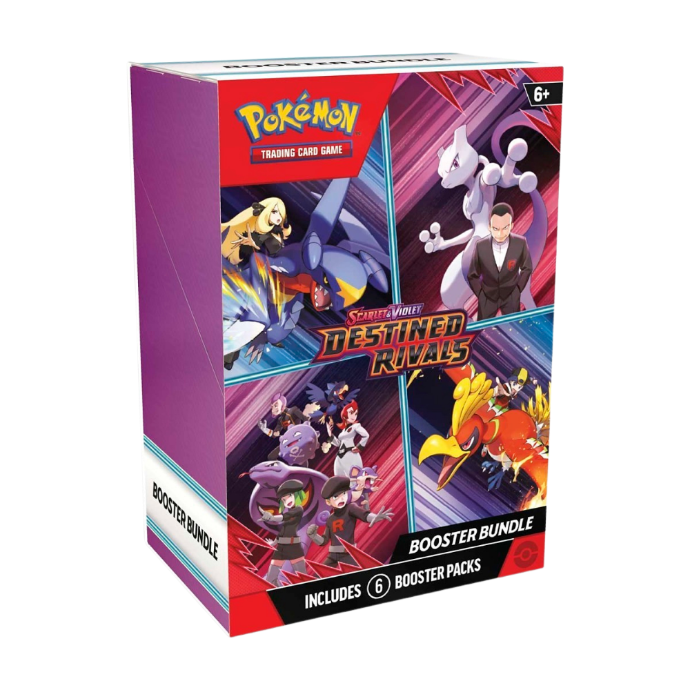Pokémon Destined Rivals Booster Bundle (6 Packs) – Scarlet & Violet EN