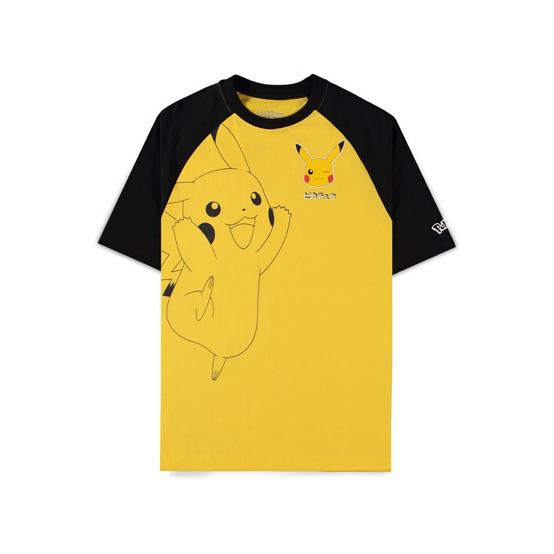 Pokémon T-Shirt Pikachu – Offiziell lizenziert | 100 % Baumwolle