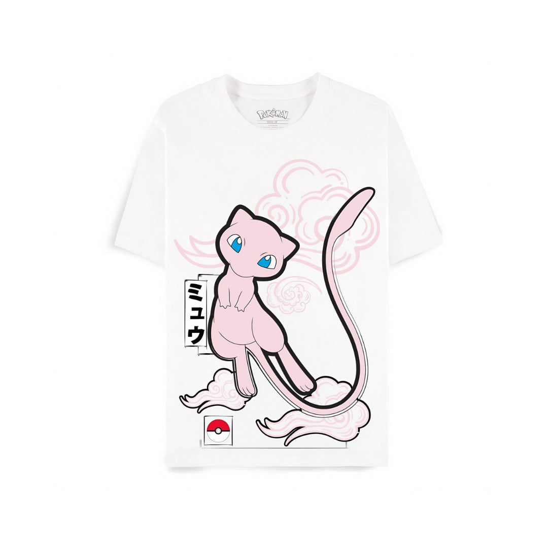 Pokémon T-Shirt Mew – Offiziell lizenziert | 100 % Baumwolle