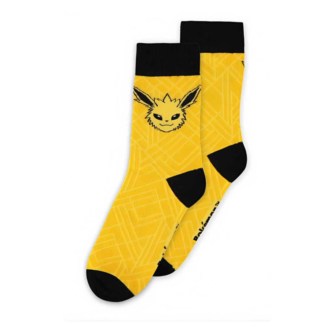 Pokémon Socken 3er-Pack – Evoli Evolution (Flamara, Aquana & Blitza) | Offiziell lizenziert