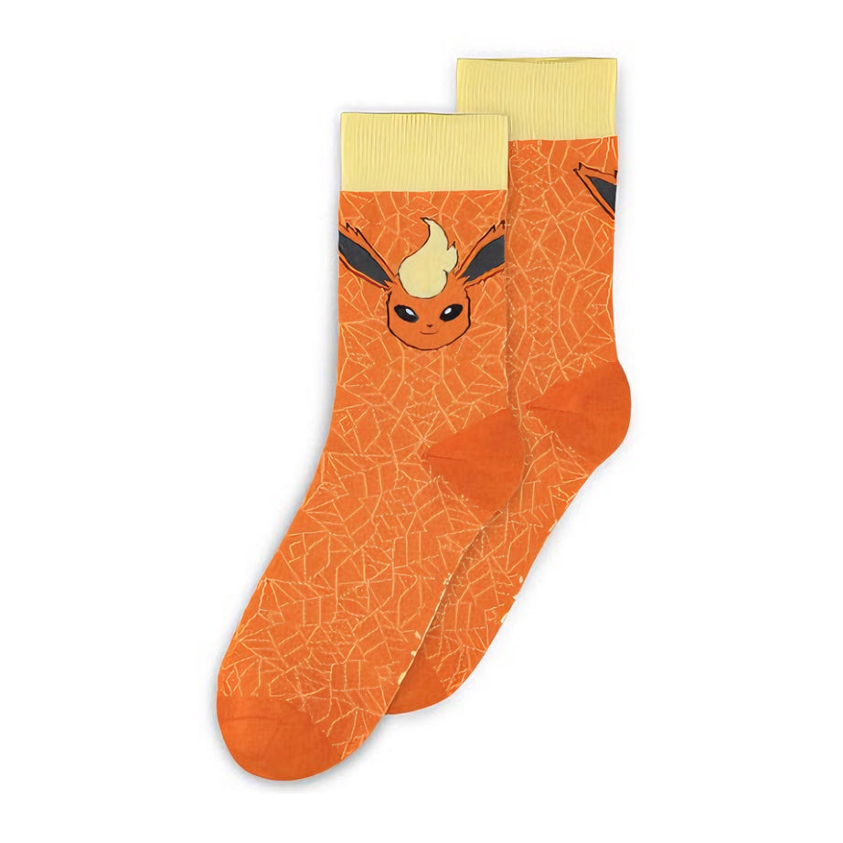 Pokémon Socken 3er-Pack – Evoli Evolution (Flamara, Aquana & Blitza) | Offiziell lizenziert