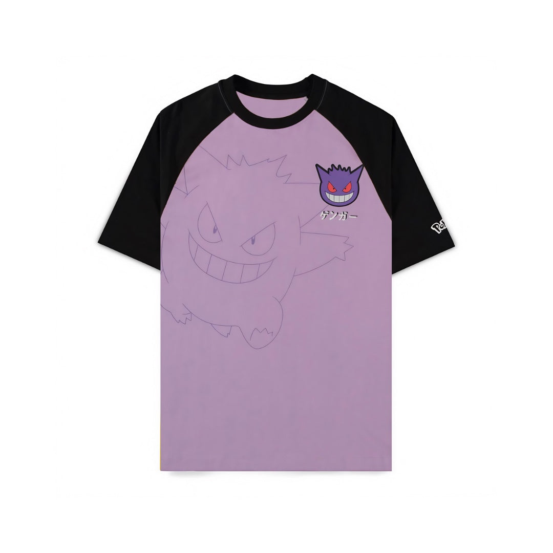 Pokémon T-Shirt Gengar – Offiziell lizenziert | 100 % Baumwolle