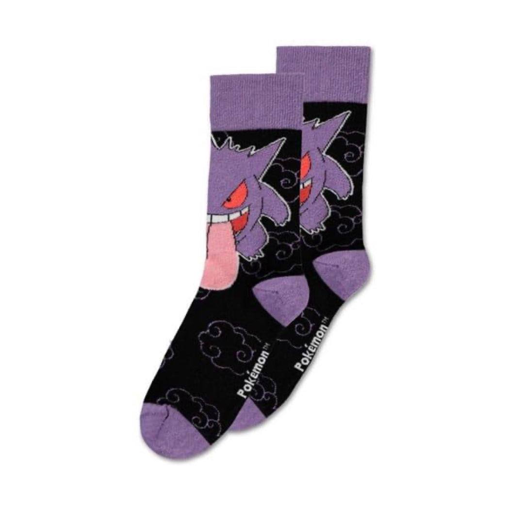 Pokémon Socken 3er-Pack Crew – Gengar, Garados & Mew | Offiziell lizenziert