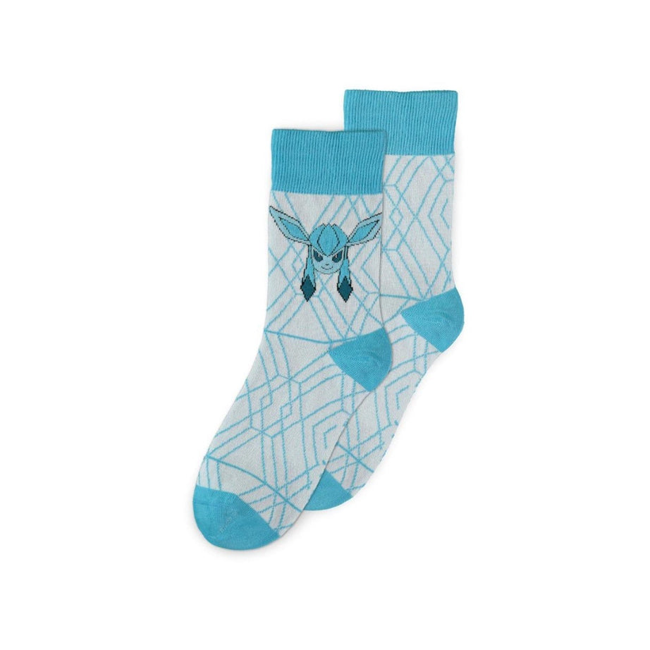 Pokémon Socken 3er-Pack – Evoli Evolution 3.0 (Felinara, Folipurba & Glaziola) | Offiziell lizenziert