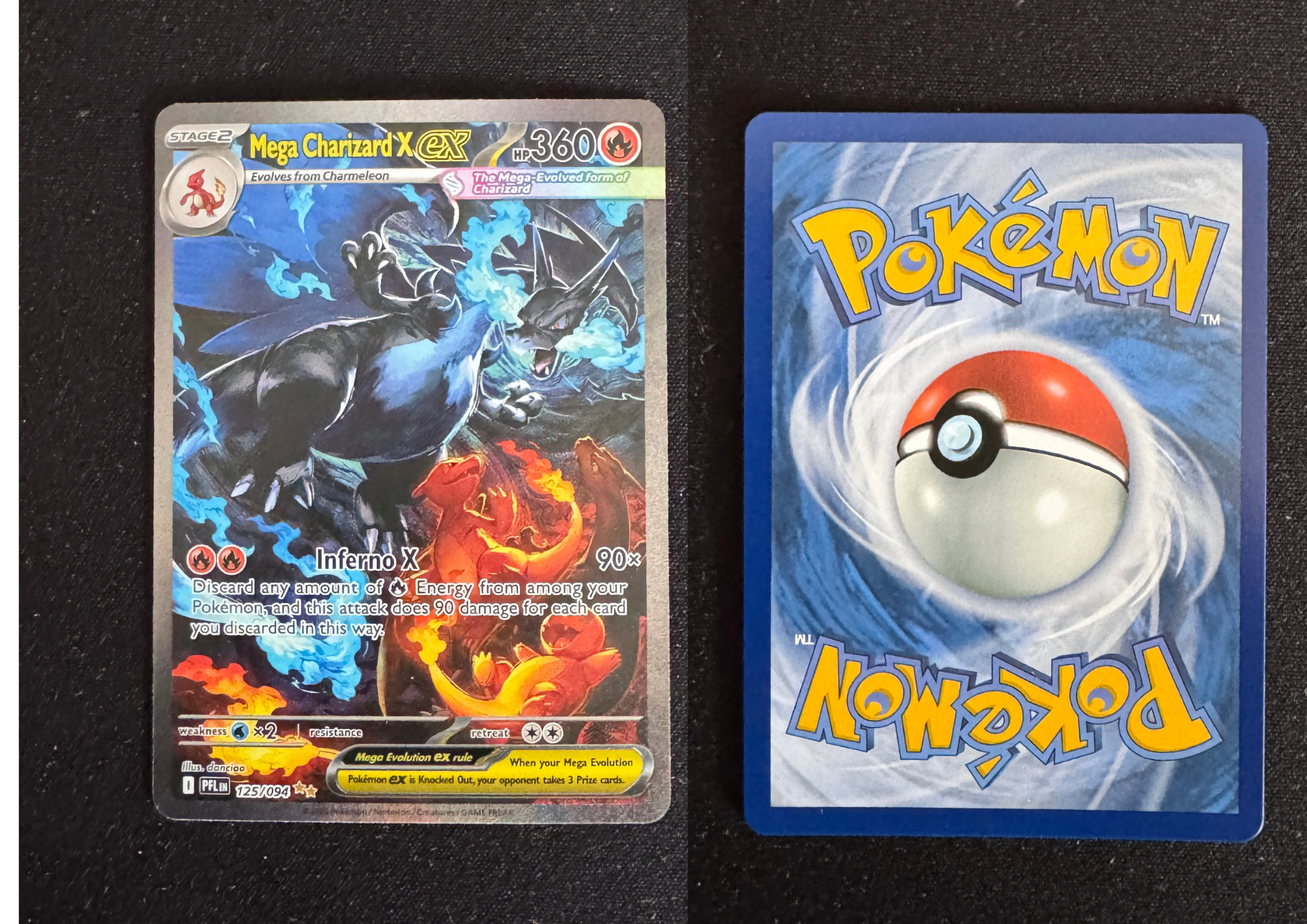 Mega Charizard X ex - Phantasmal Flames (Special Illustration Rare) [PFL-125]