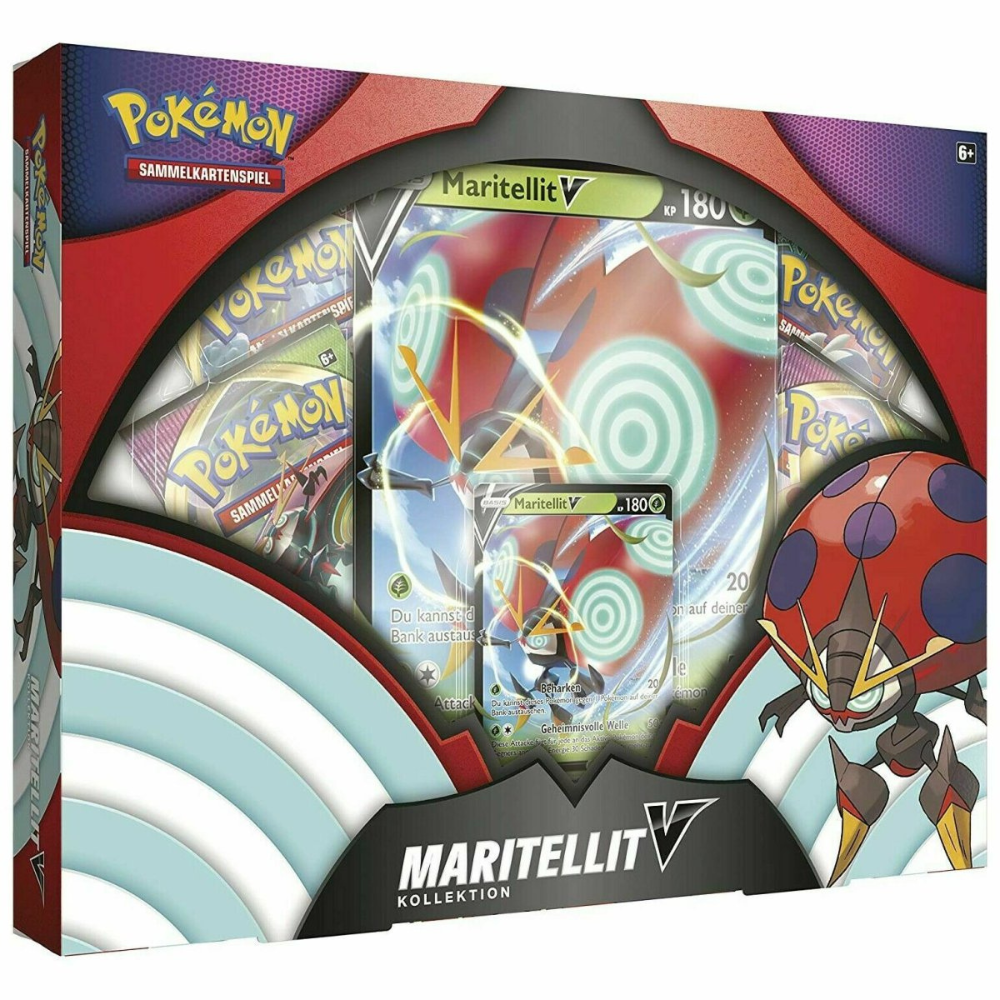 Pokémon Maritellit V Kollektion (DE) | 4 Booster & Promo-Karte | Neu & OVP