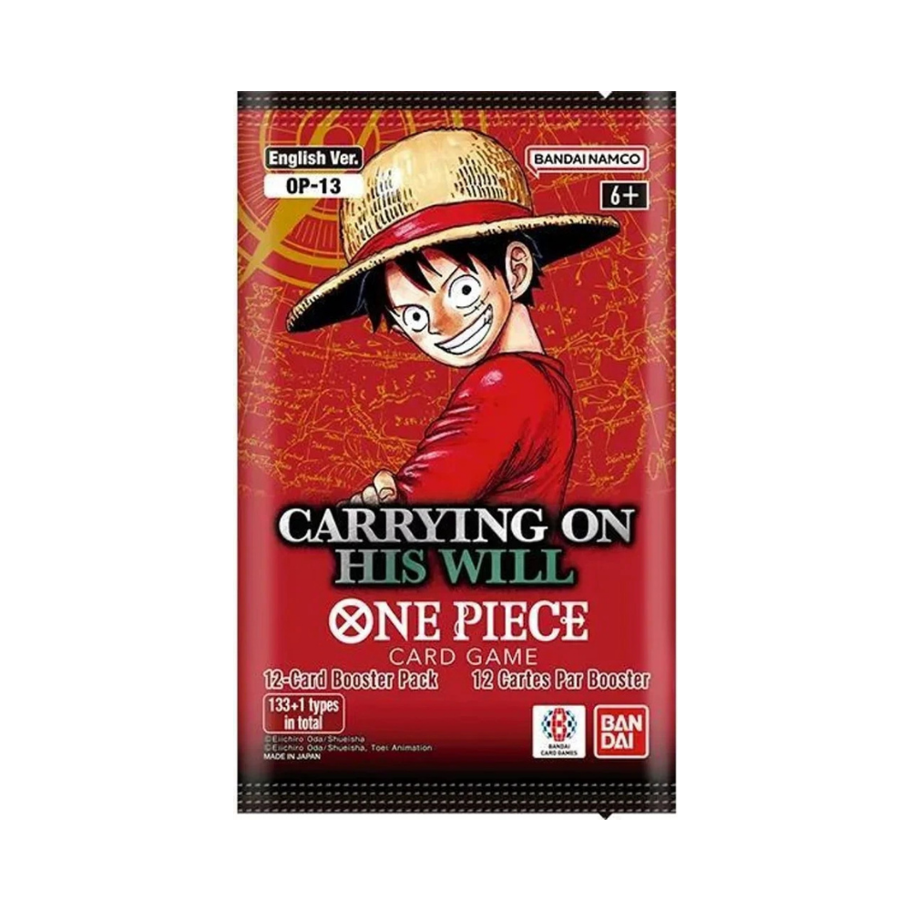 One Piece Card Game – Carrying on his Will (OP-13) – Booster Pack – EN