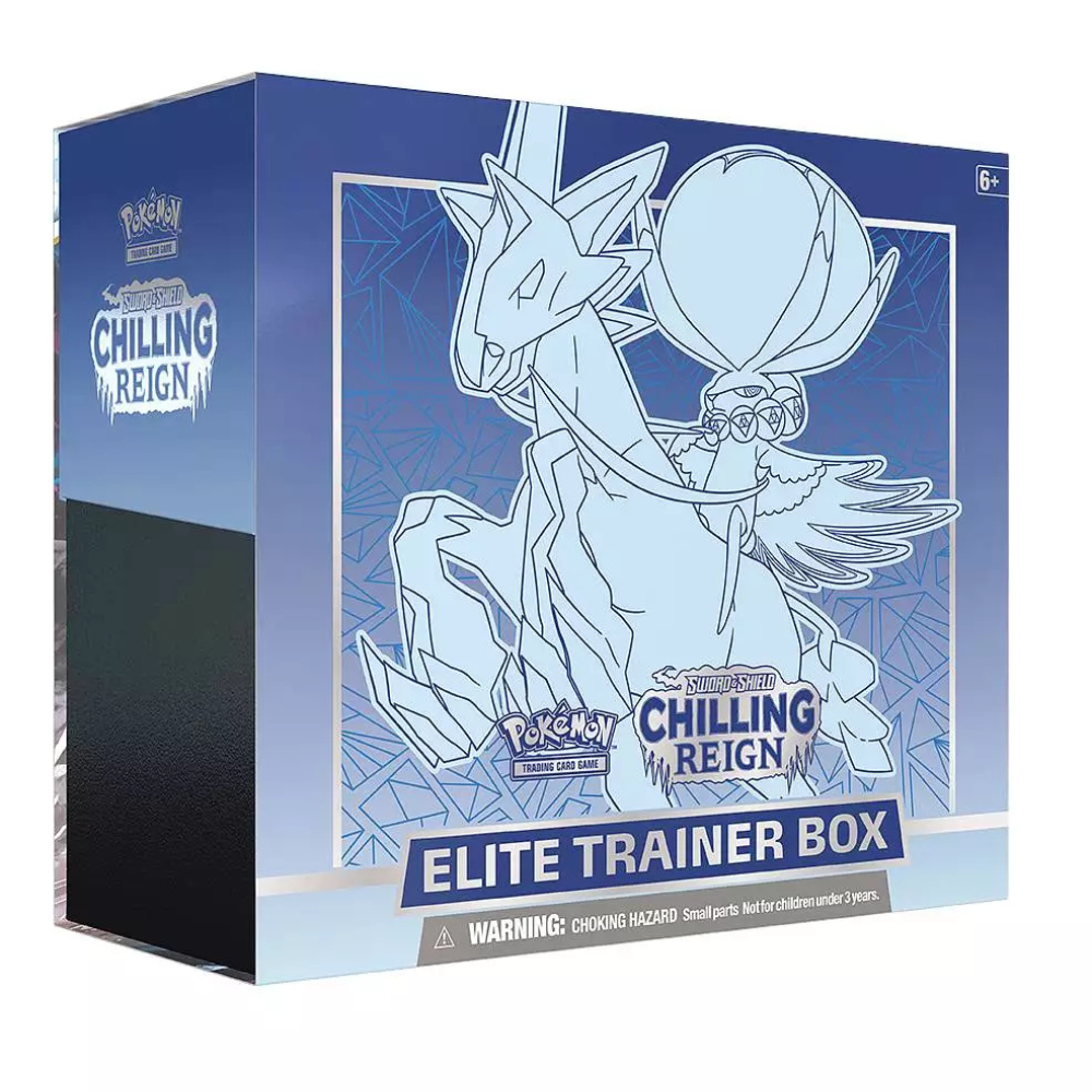 Pokémon TCG – Sword & Shield: Chilling Reign Elite Trainer Box Ice Rider Calyrex (Englisch)