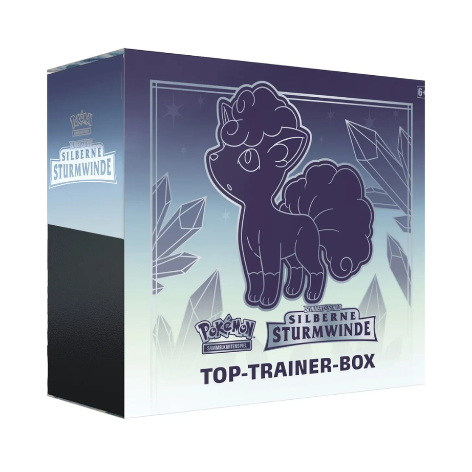 Pokémon Schwert & Schild – Silberne Sturmwinde Top Trainer Box (Deutsch)