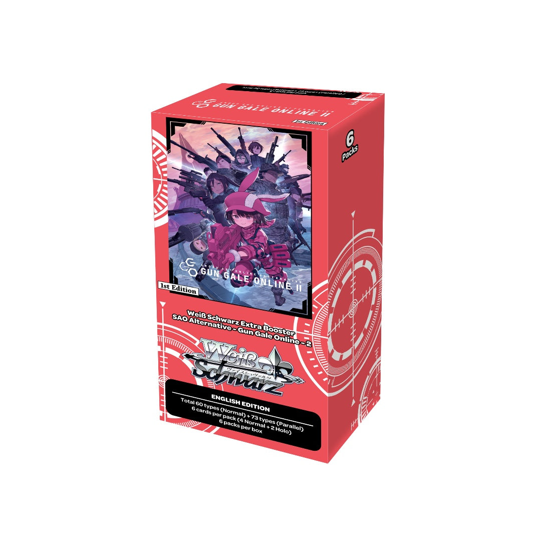 Weiß Schwarz – Sword Art Online Alternative: Gun Gale Online II Extra Booster Display (6 Packs) – EN