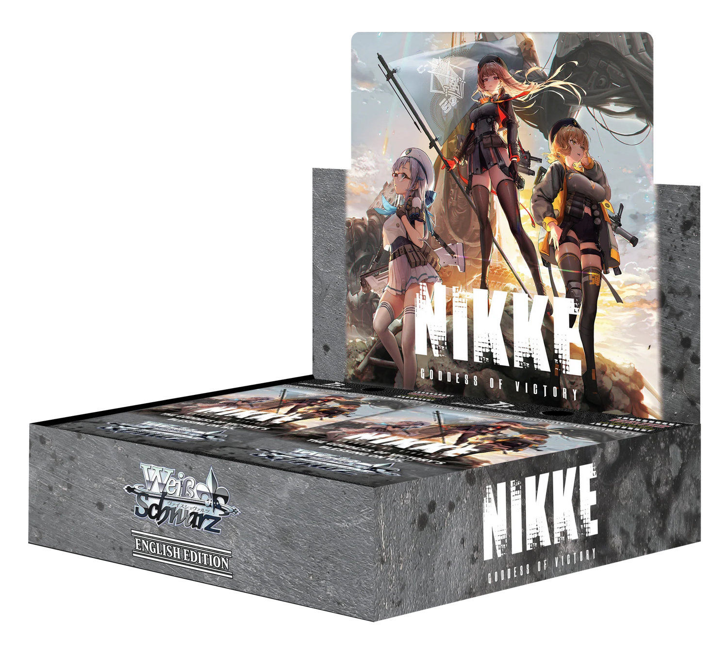 Weiß Schwarz – Goddess of Victory: Nikke Booster Display (12 Boosterpacks) – Englisch
