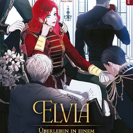 Elvia – Überleben in einem Reverse Harem Game – Band 01 – deutsches Verlagscover