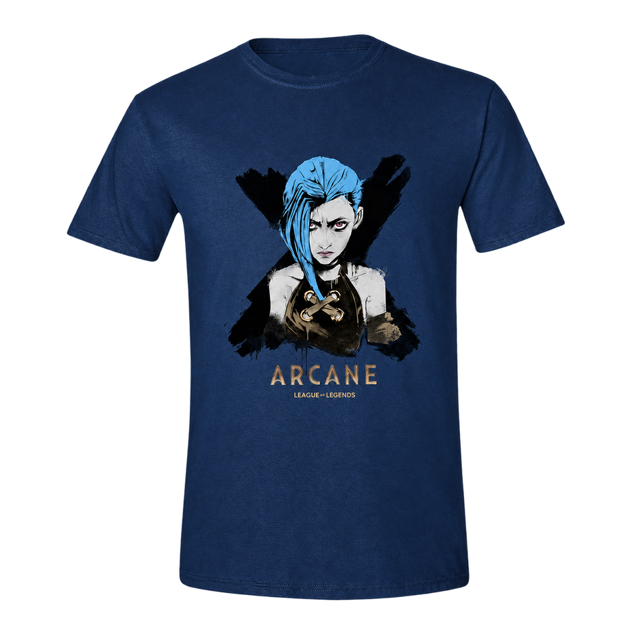 Arcane Jinx Portrait T-Shirt – freigestellt