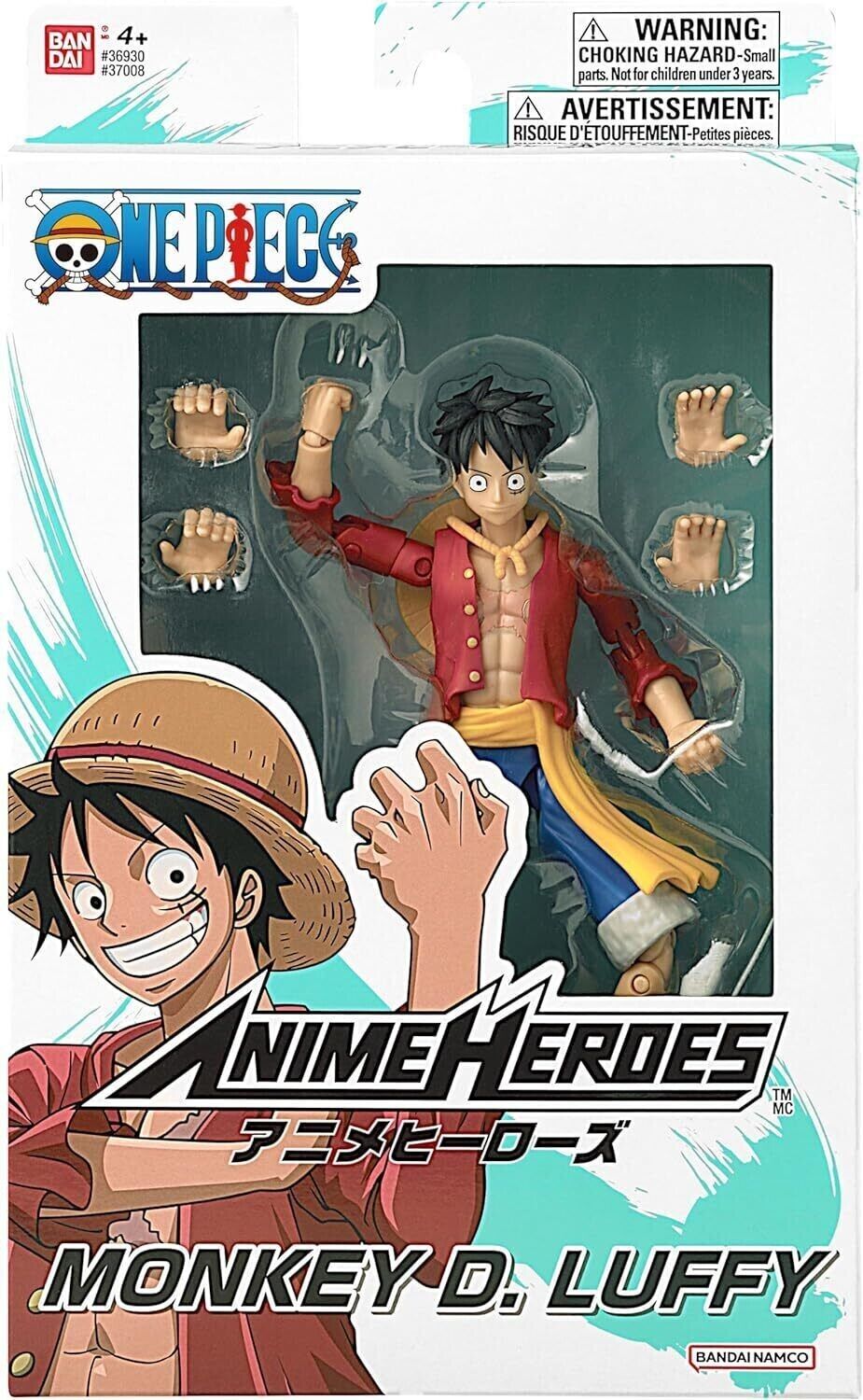 Bandai Anime Heroes One Piece - Monkey D. Luffy Figur Ruffy - LAKE - CARDS