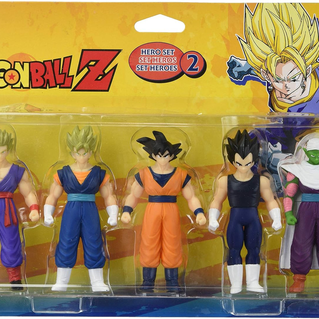 Bandai Dragon Ball Z Packung mit 5 Figuren, verschiedene Modelle, 1 Stück - LAKE - CARDS