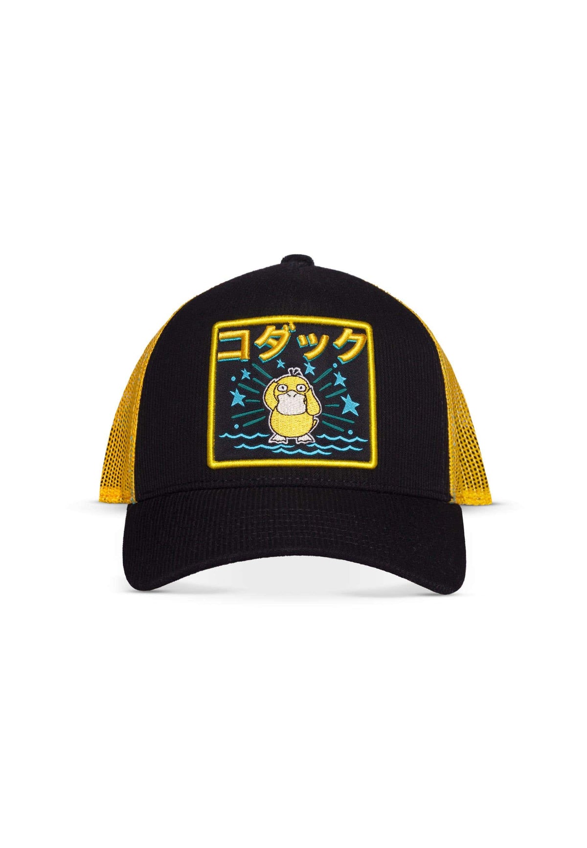 Pokémon Enton (Psyduck) Trucker Cap – Schwarz/Gelb