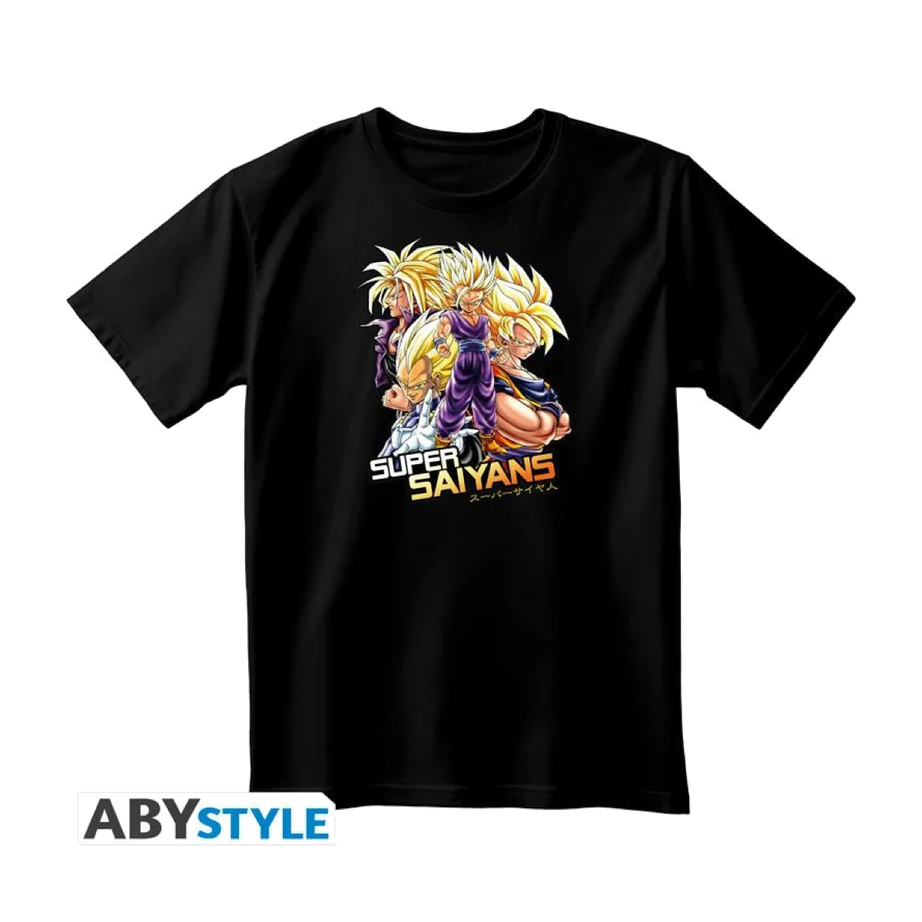 Dragon Ball Z Super Saiyans Unisex T-Shirt – Schwarz