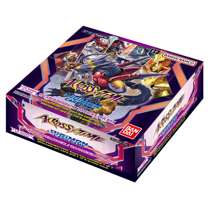 Digimon Card Game - Across Time Booster Display BT12 (24 Packs) - EN - LAKE - CARDS