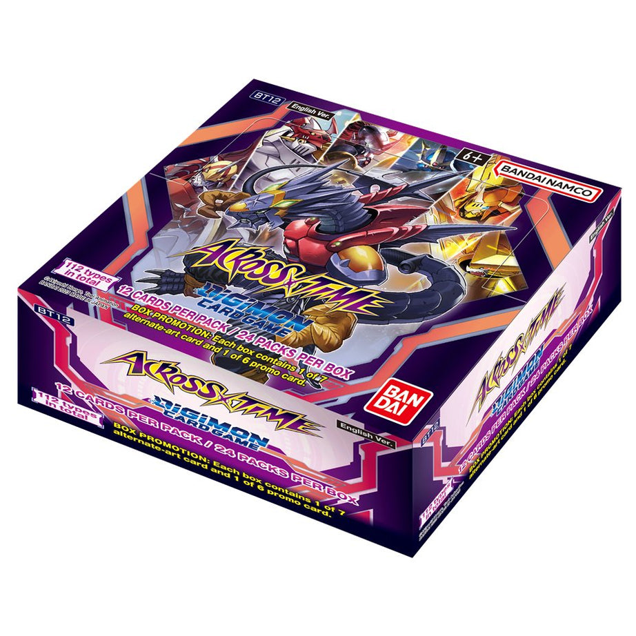 Digimon Card Game - Across Time Booster Display BT12 (24 Packs) - EN - LAKE - CARDS