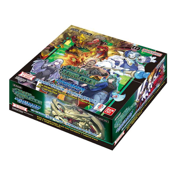 DIGIMON CARD GAME - CHAIN OF LIBERATION EX08 BOOSTER DISPLAY (24 PACKS) - EN - LAKE - CARDS