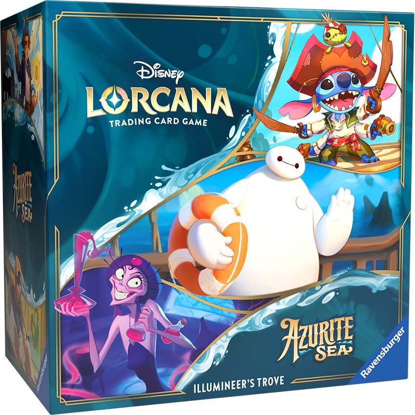 Disney Lorcana: Azurite Sea - Illumineer's Trove Pack - LAKE - CARDS