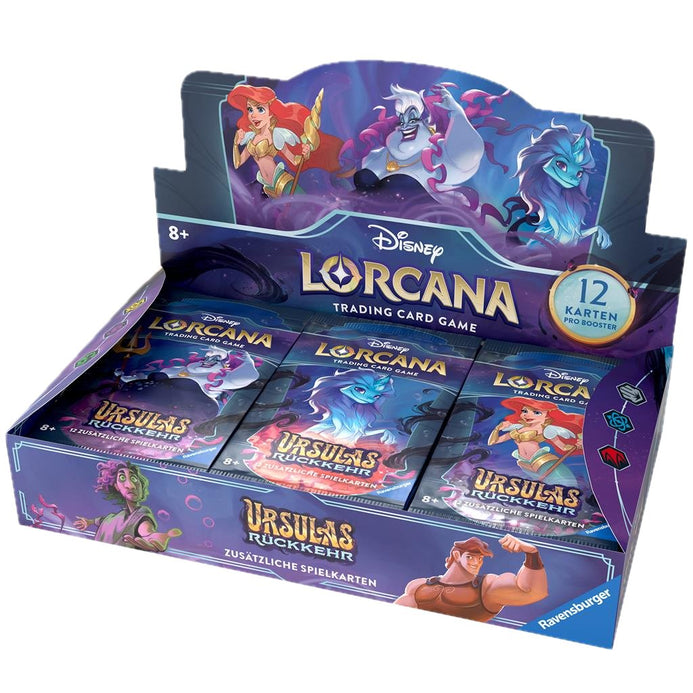 DISNEY LORCANA: URSULAS RÜCKKEHR - BOOSTER DISPLAY (24 PACKS) - LAKE - CARDS