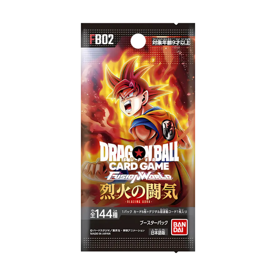 Dragon Ball Fusion World – Blazing Aura (FB02) Booster (JP) | Japanische Edition