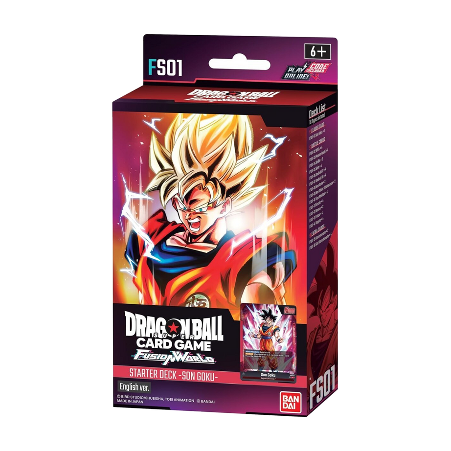 Dragon Ball Super Fusion World FS01 Son Goku Starter Deck Englisch