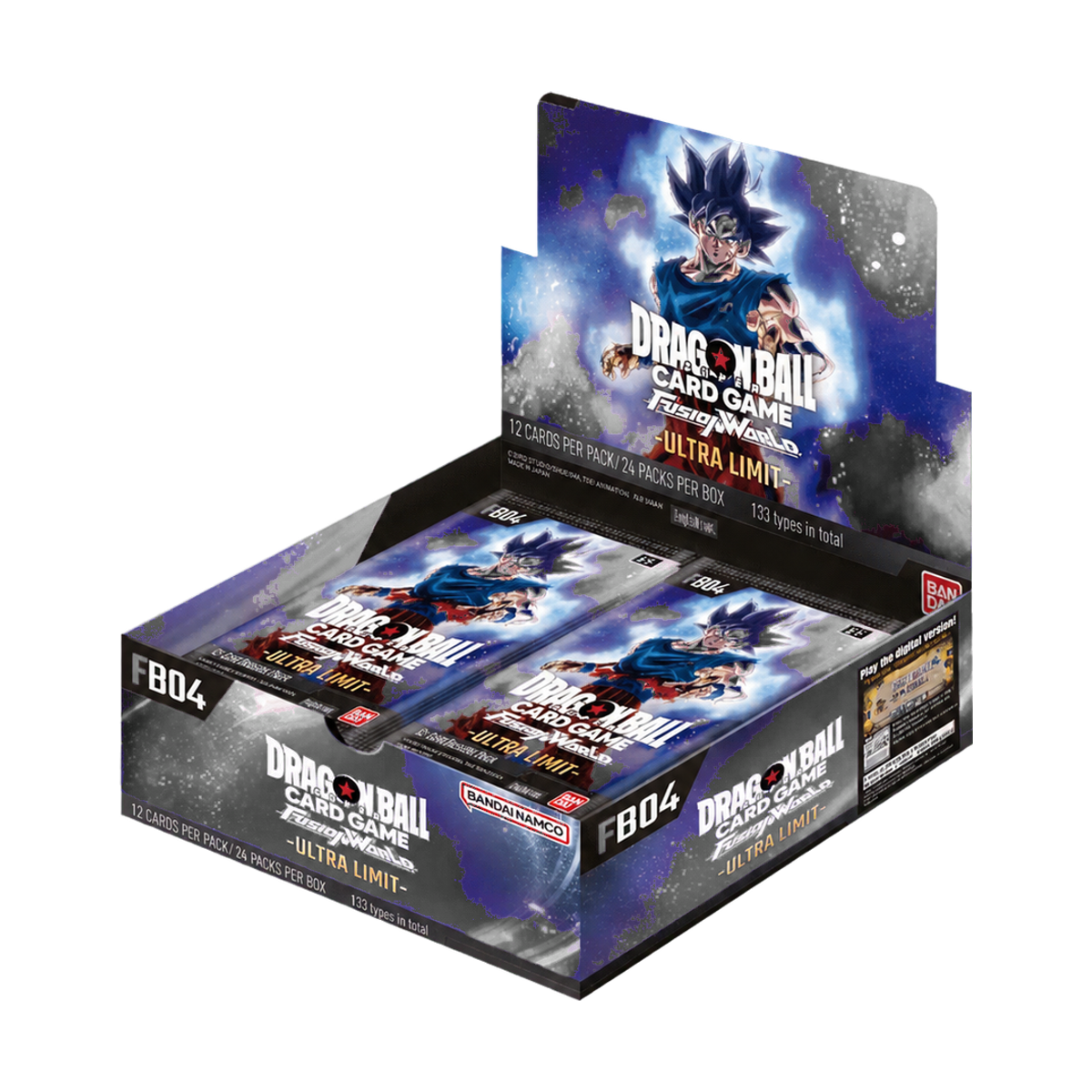 DRAGON BALL SUPER CARD GAME - FUSION WORLD ULTRA LIMIT FB04 BOOSTER DISPLAY (24 PACKS) - EN