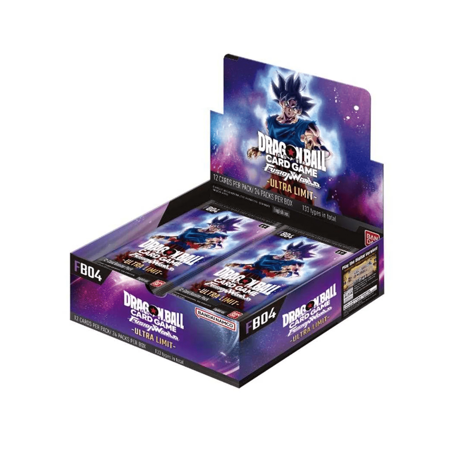 DRAGON BALL SUPER CARD GAME - FUSION WORLD ULTRA LIMIT FB04 BOOSTER DISPLAY (24 PACKS) - EN - LAKE - CARDS