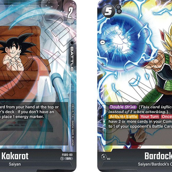 DRAGON BALL SUPER STARTER DECK BARDOCK FS05 - LAKE - CARDS