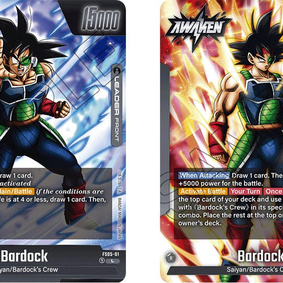 DRAGON BALL SUPER STARTER DECK BARDOCK FS05 - LAKE - CARDS