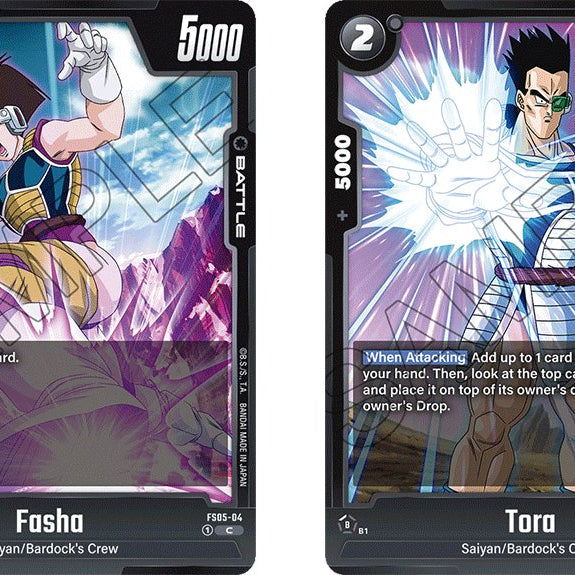 DRAGON BALL SUPER STARTER DECK BARDOCK FS05 - LAKE - CARDS