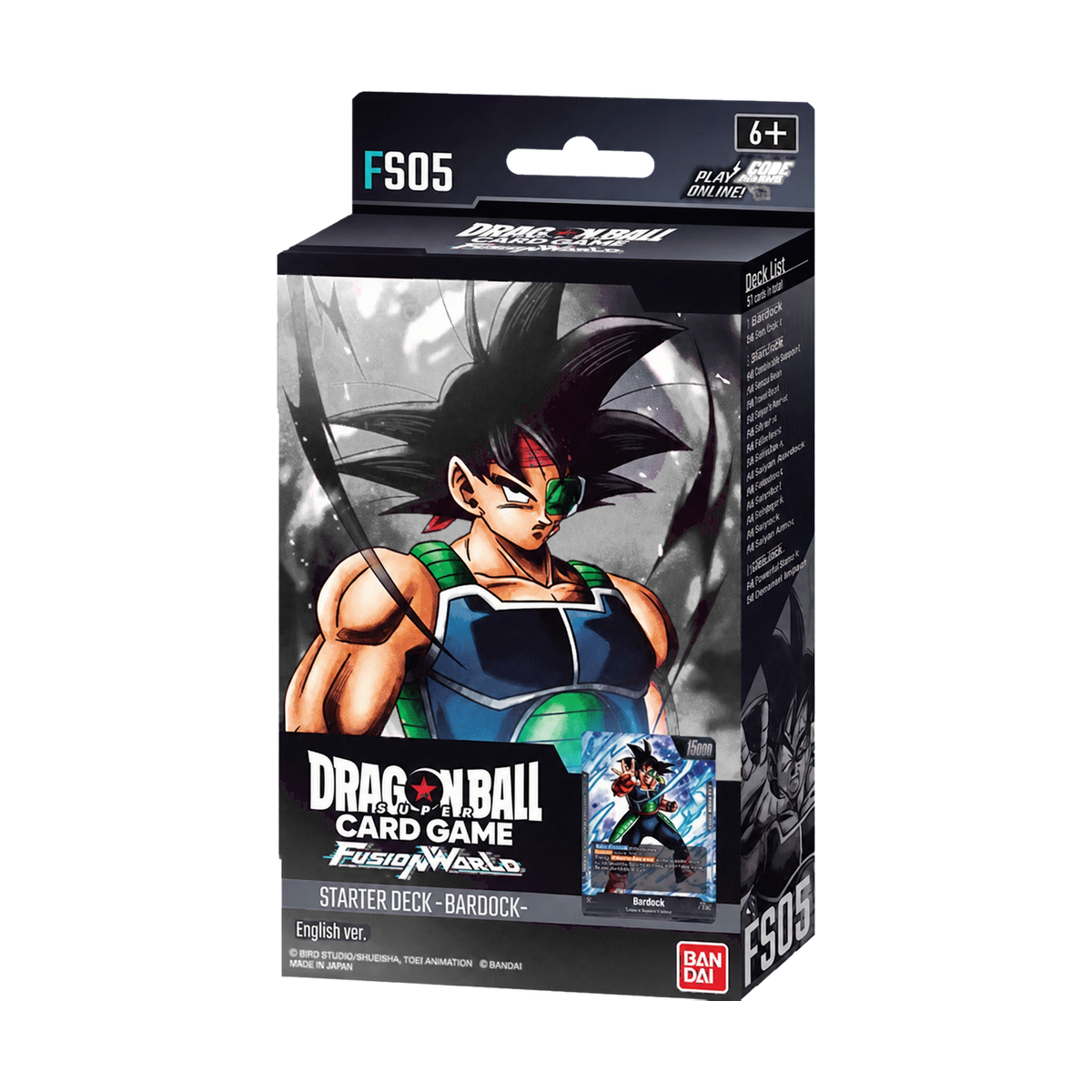 DRAGON BALL SUPER STARTER DECK BARDOCK FS05