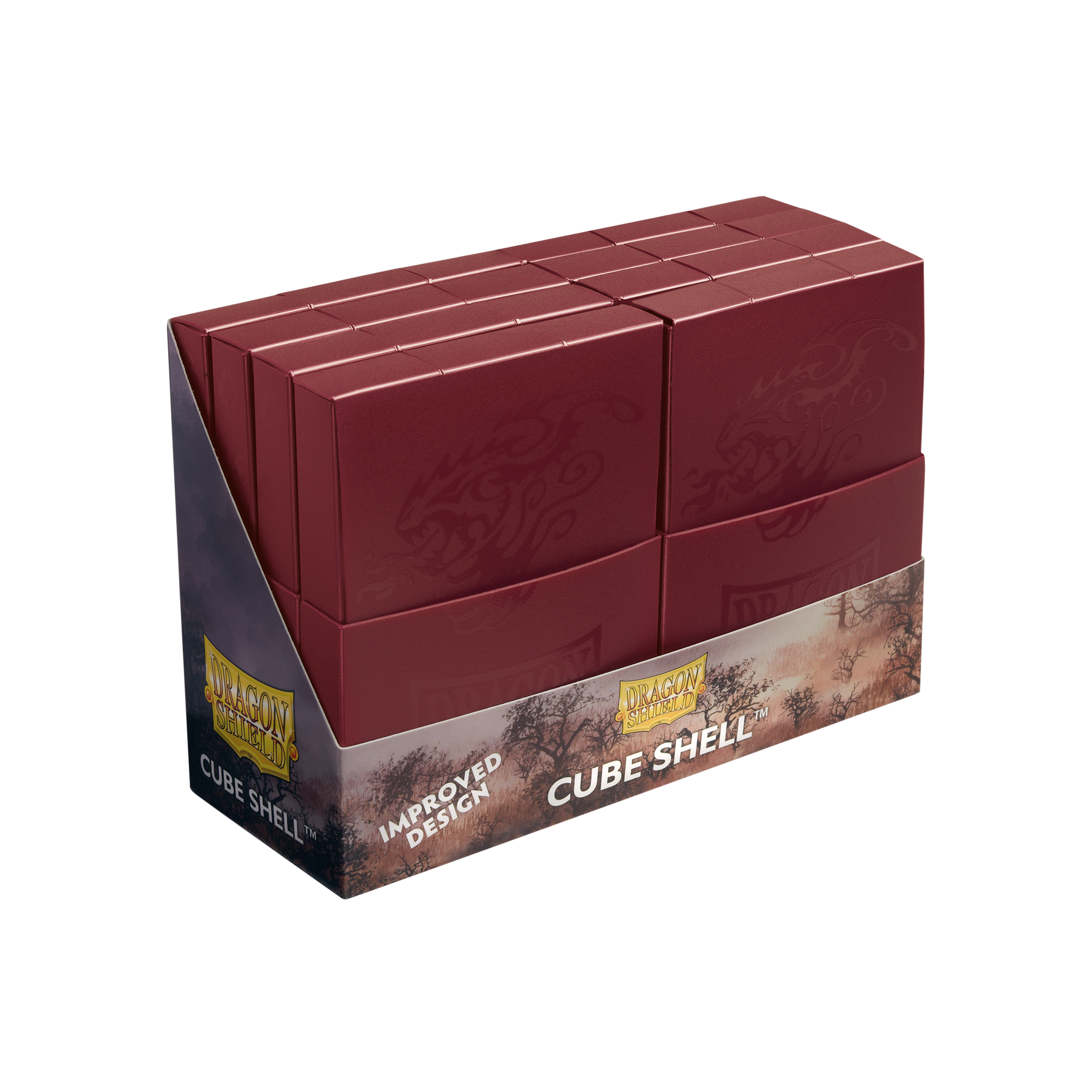 Dragon Shield Cube Shell Blood Red – Anwendungsbeispiel