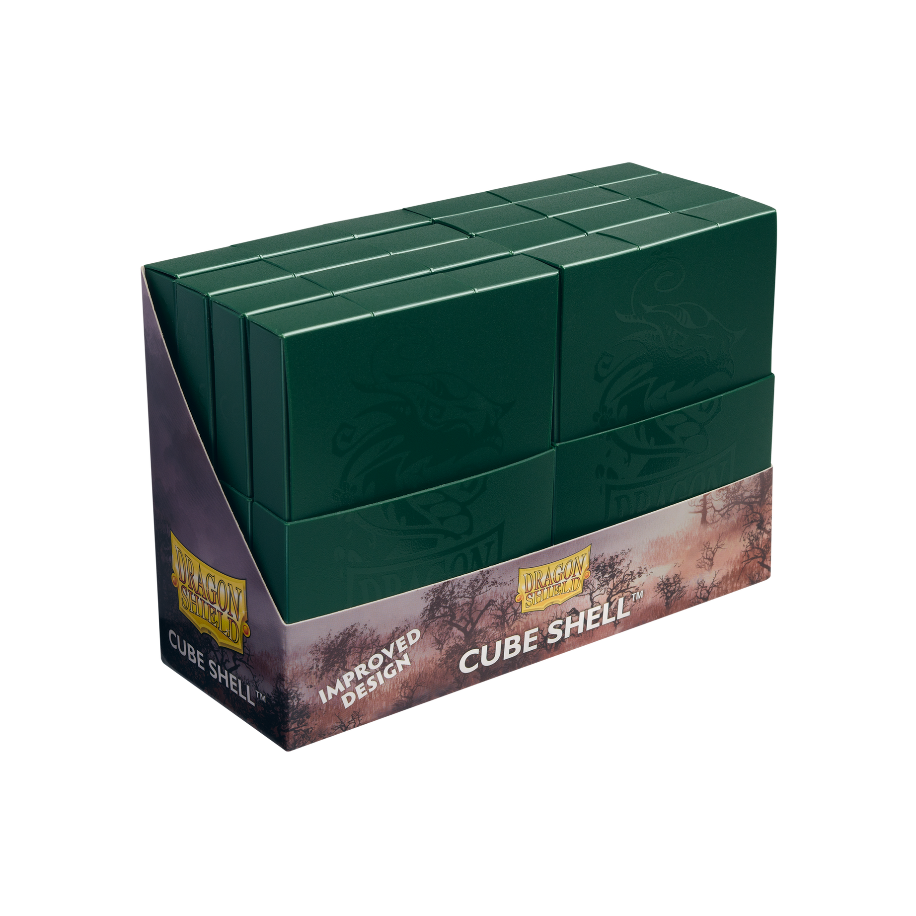 Dragon Shield Cube Shell Forest Green – Anwendungsbeispiel