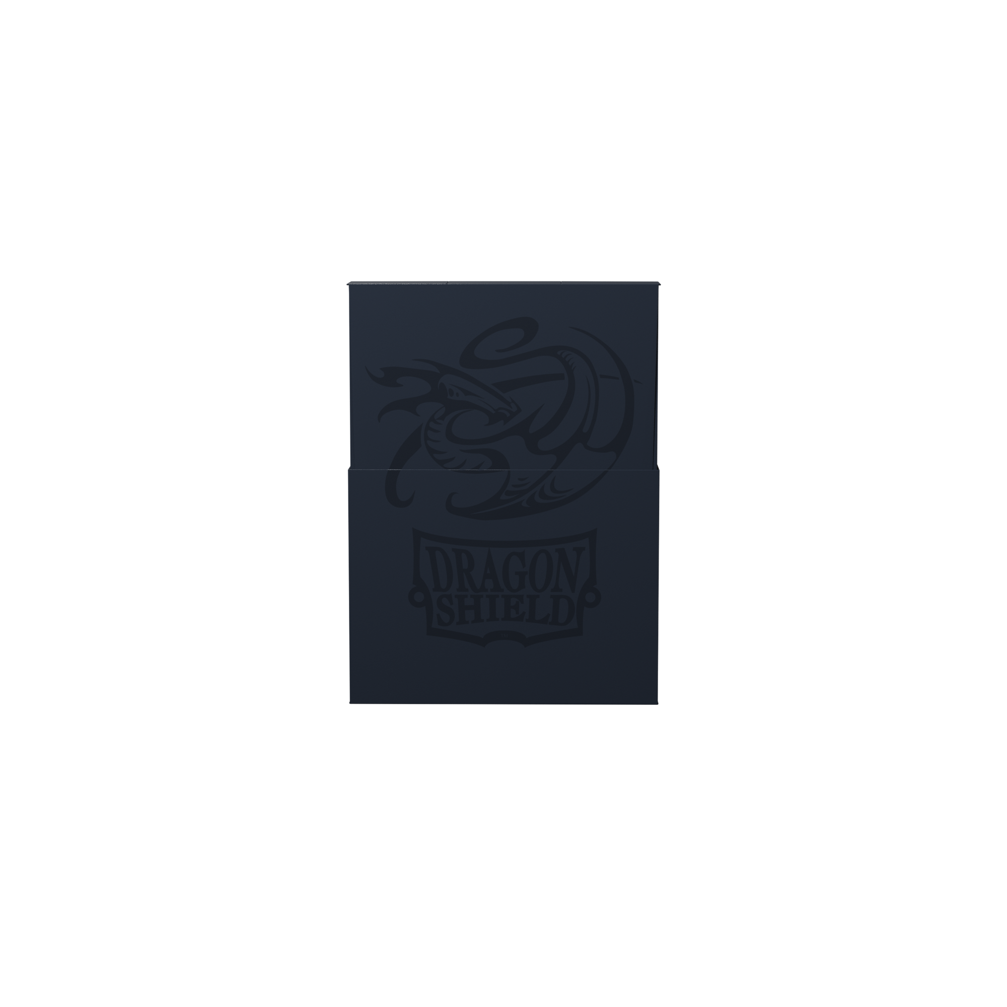 Dragon Shield Cube Shell Midnight Blue – geöffnete Shell