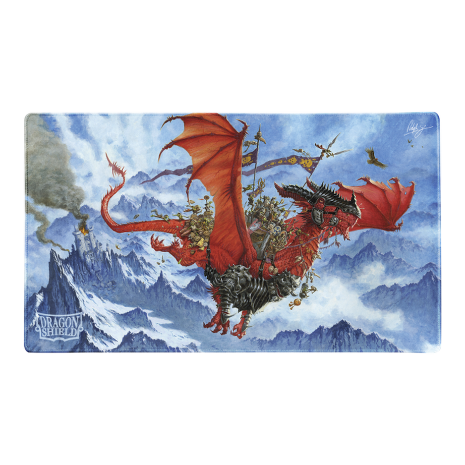 Dragon Shield The Raid Playmat – ausgerollt – 1200 × 1200