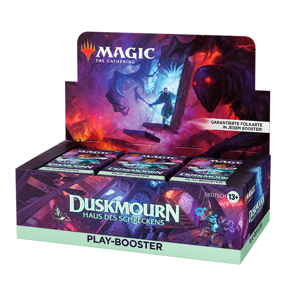 Magic Duskmourn Haus des Schreckens Play Booster Display – Deutsch