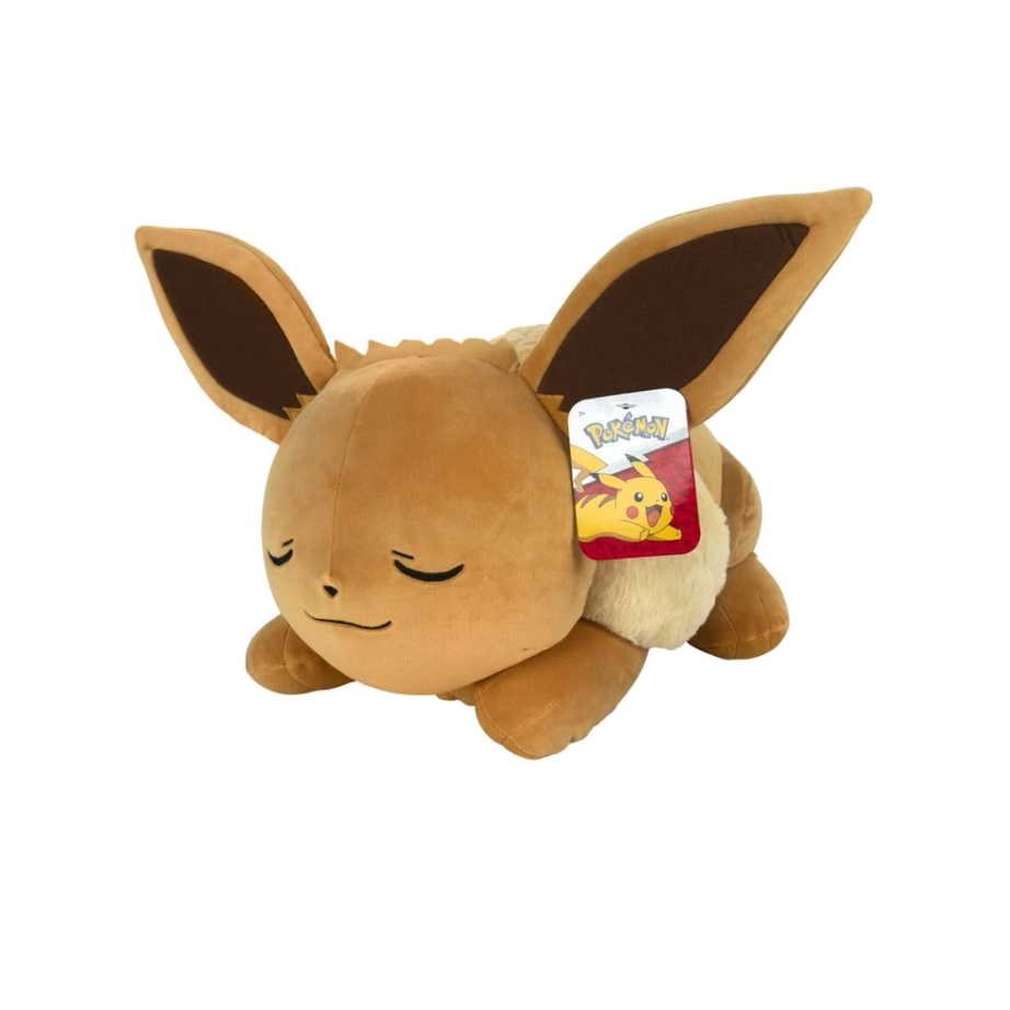 Pokémon Evoli schlafend Plüschtier – 45 cm