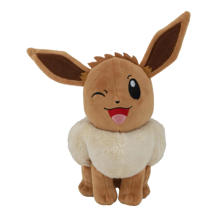 Pokémon Evoli (zwinkernd) Plüschtier – 20 cm