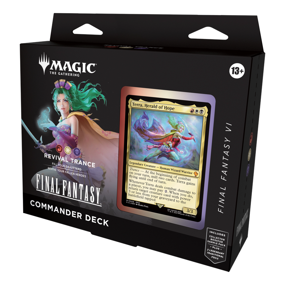 Magic The Gathering Final Fantasy Revival Trance Commander Deck Englisch