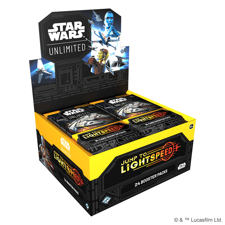 FFG - Star Wars: Unlimited - Jump to Lightspeed Booster Display (24 Booster) - LAKE - CARDS