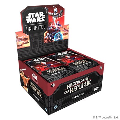 FFG - Star Wars: Unlimited - Twilight of the Republic Booster Display (24 Booster) - LAKE - CARDS