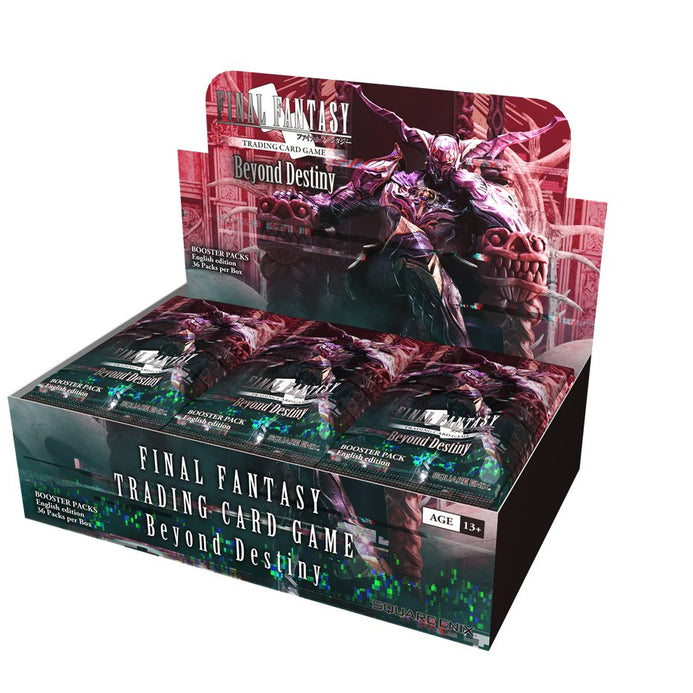 FINAL FANTASY TCG BEYOND DESTINY BOOSTER DISPLAY - LAKE - CARDS