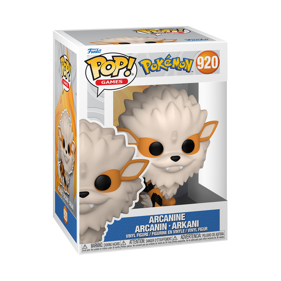 Funko Pop Pokémon Arcanine Arkani #920 in Fensterbox
